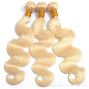Malaysian Body Wave Bundles Blonde Bundles 613 Color In Wholesale Deals 100% Human Hair For Woman Remy Hair Extension
